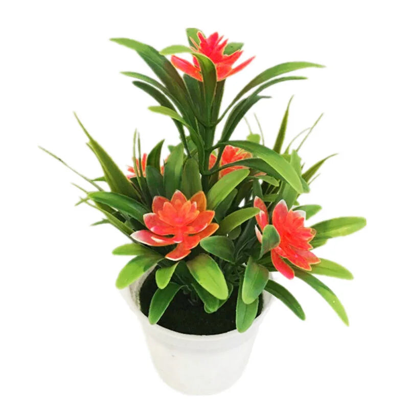 Mini Artificial Flower Pot