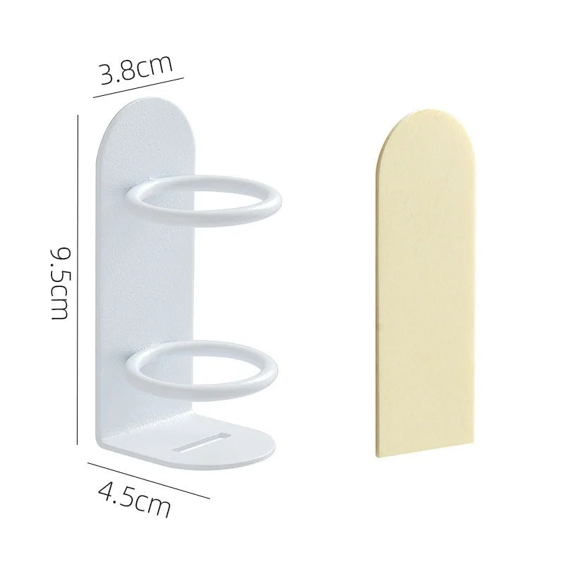 Wall-Mounted Toothbrush & Razor Holder