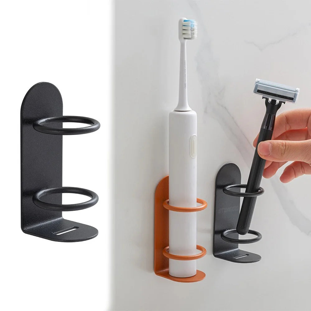 Wall-Mounted Toothbrush & Razor Holder