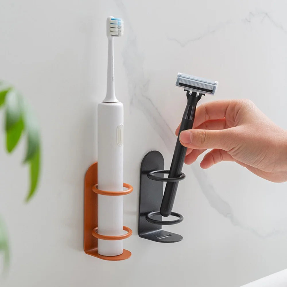 Wall-Mounted Toothbrush & Razor Holder