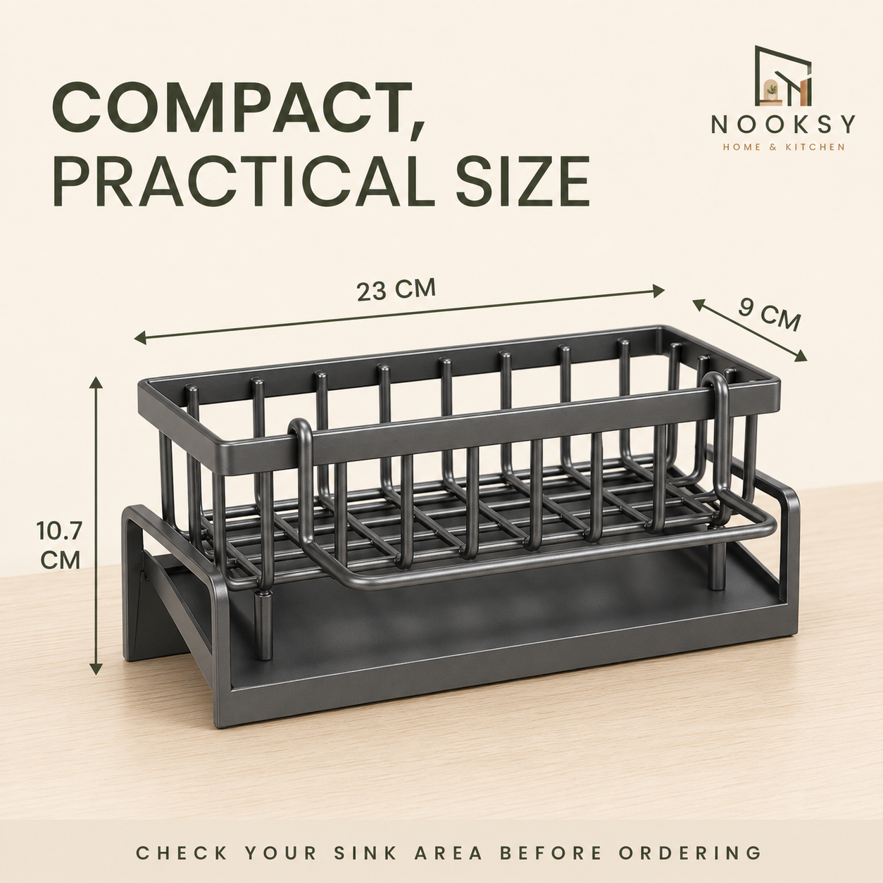Kitchen Sink Organizer Caddy – product detail view 2