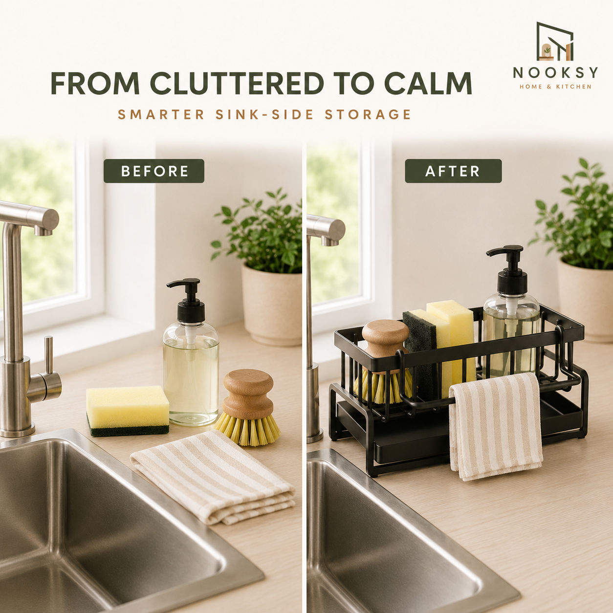 Kitchen Sink Organizer Caddy – product detail view 5