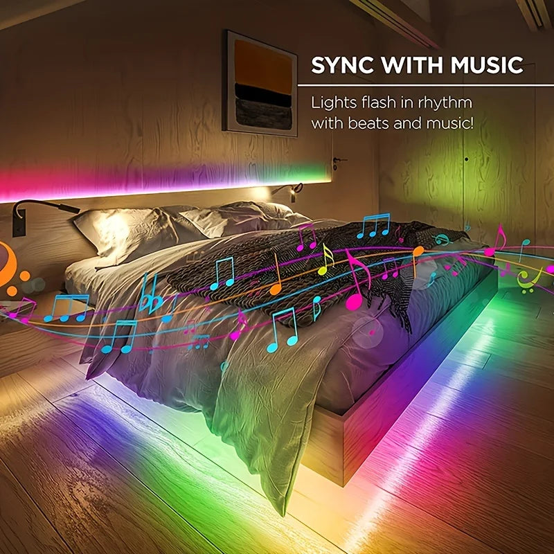 App-Controlled RGB LED Strip Lights