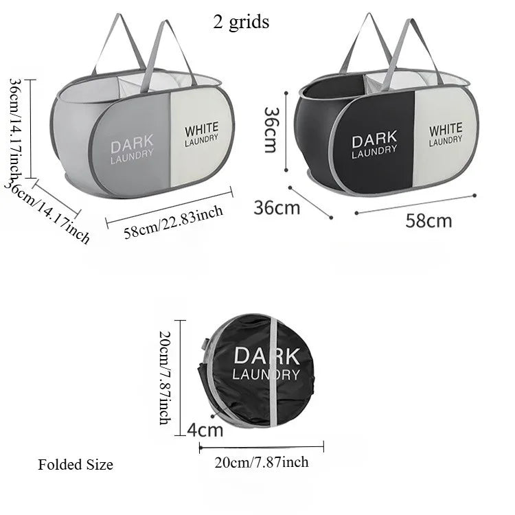 Foldable Laundry Sorting Basket