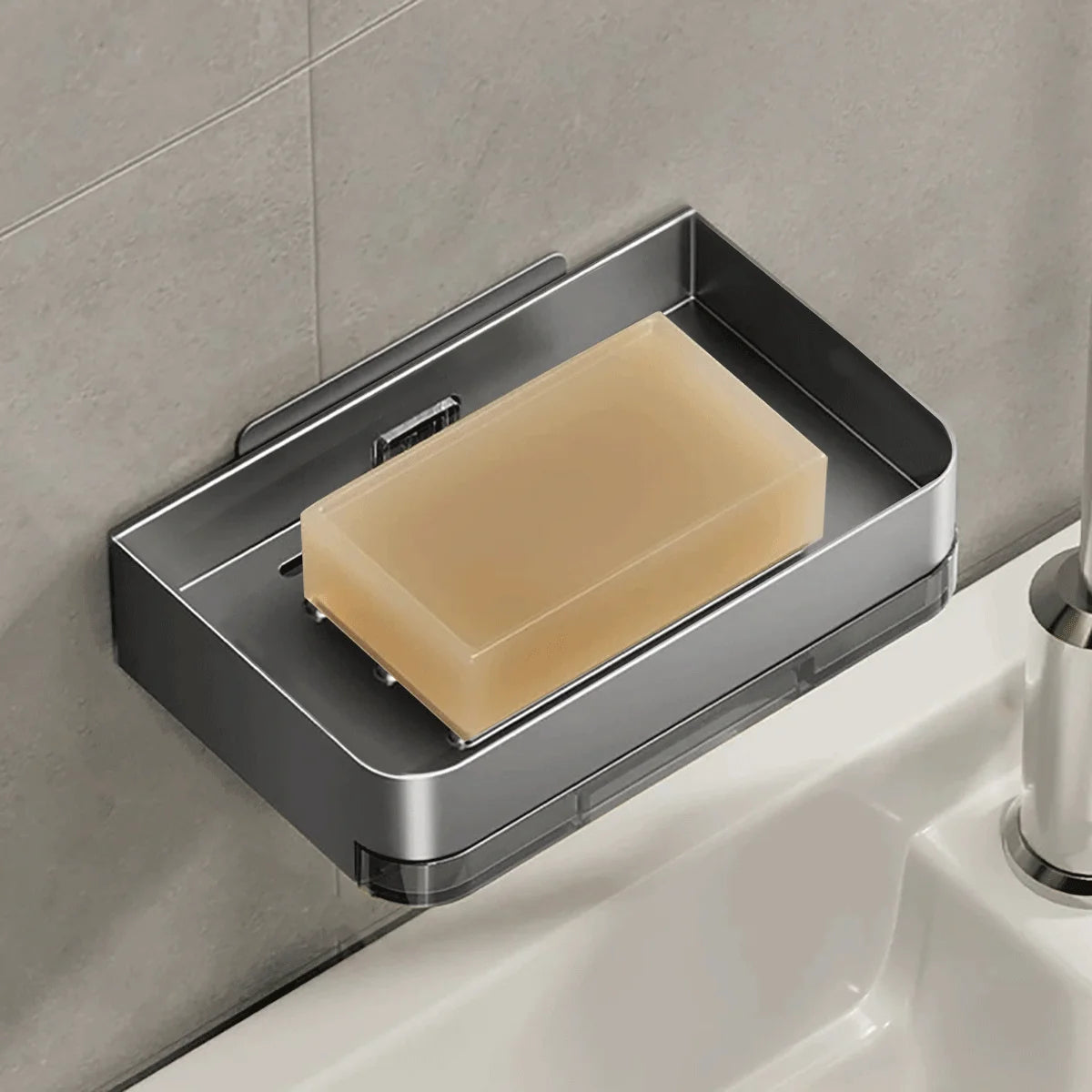 Self-Draining Soap Holder