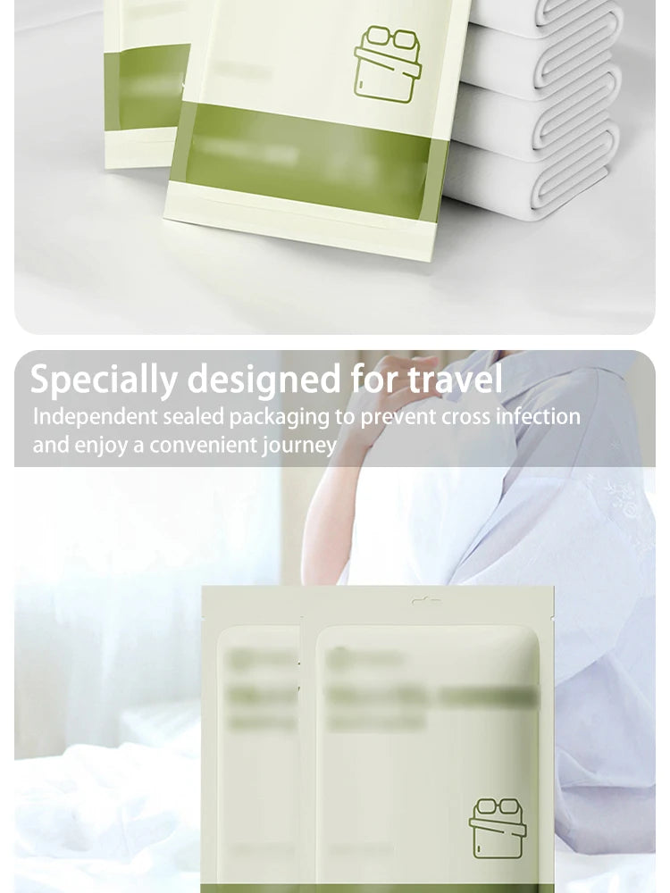 Disposable Travel/Hotel Bed Sheet Set