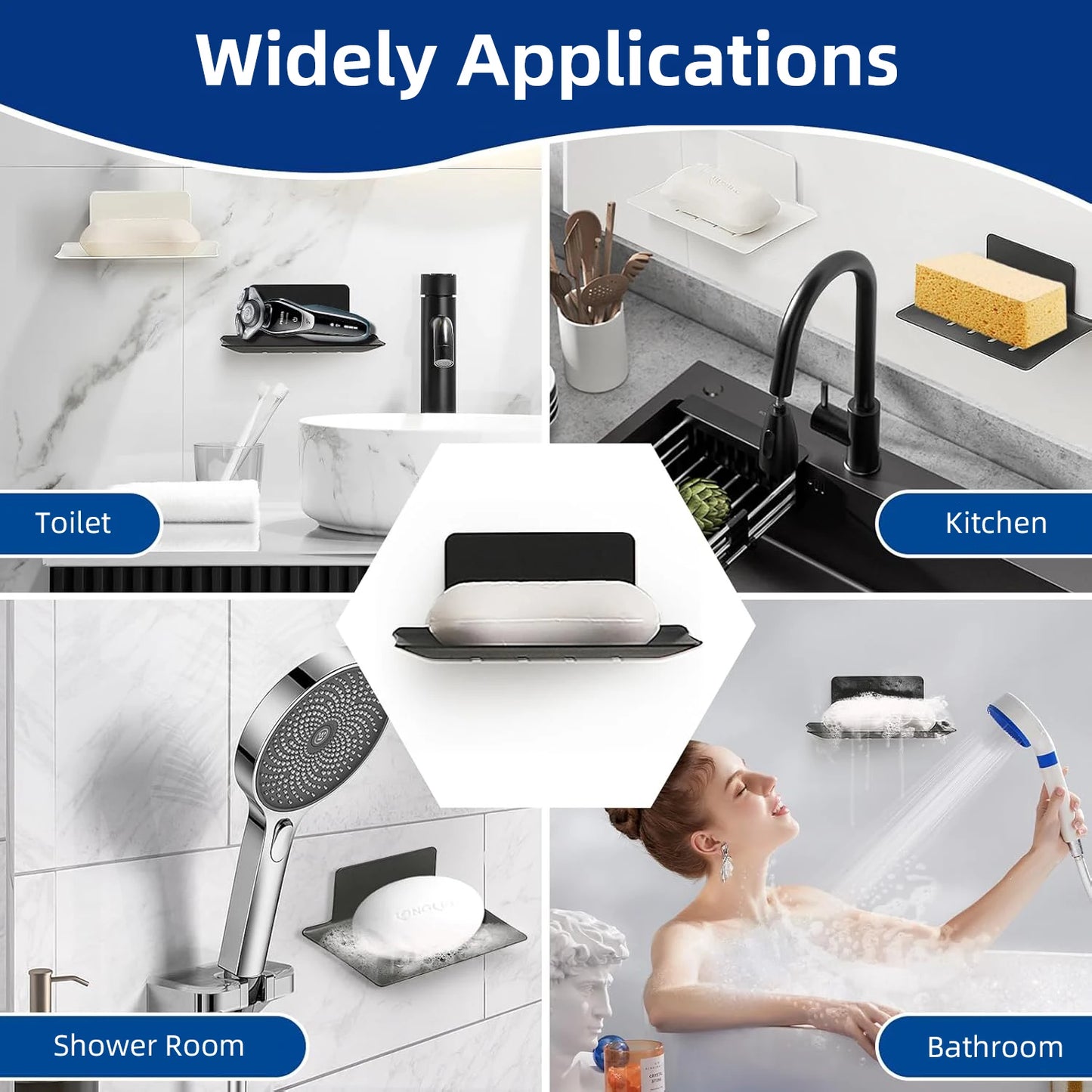Self-Draining Soap Holder