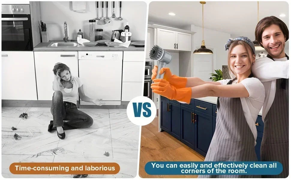 Cordless Electric Spin Scrubber
