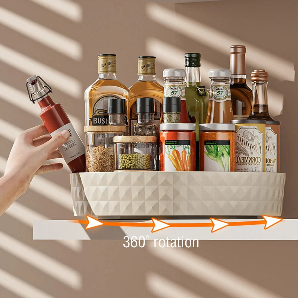Rotating Spice Rack Organizer