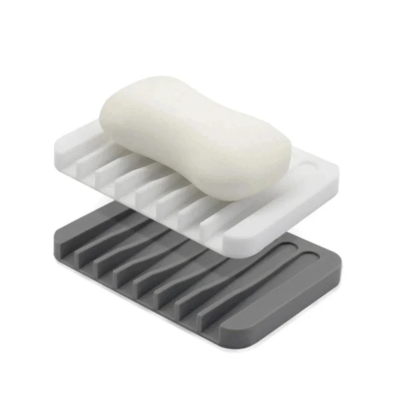 Self-Draining Silicone Soap Dish