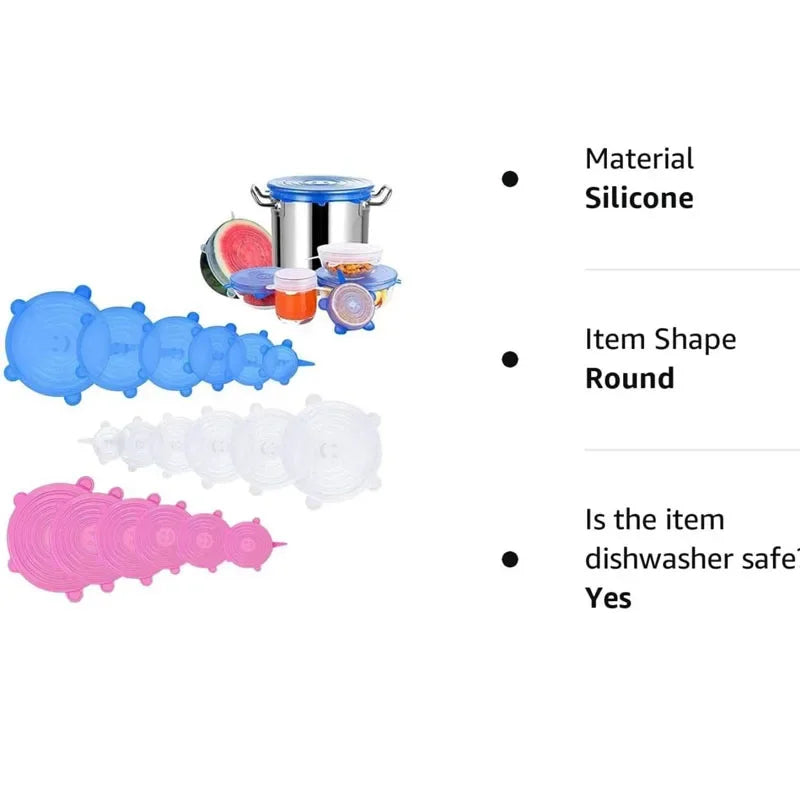 Silicone Stretch Food Covers