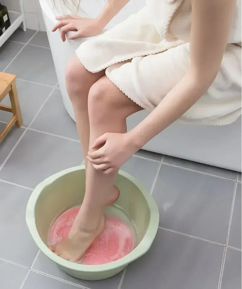 Silicone Rub Scrubber Shower Brush