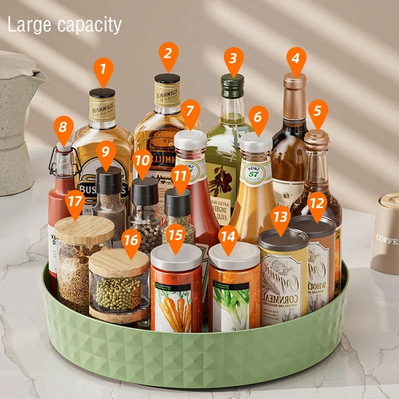 Rotating Spice Rack Organizer