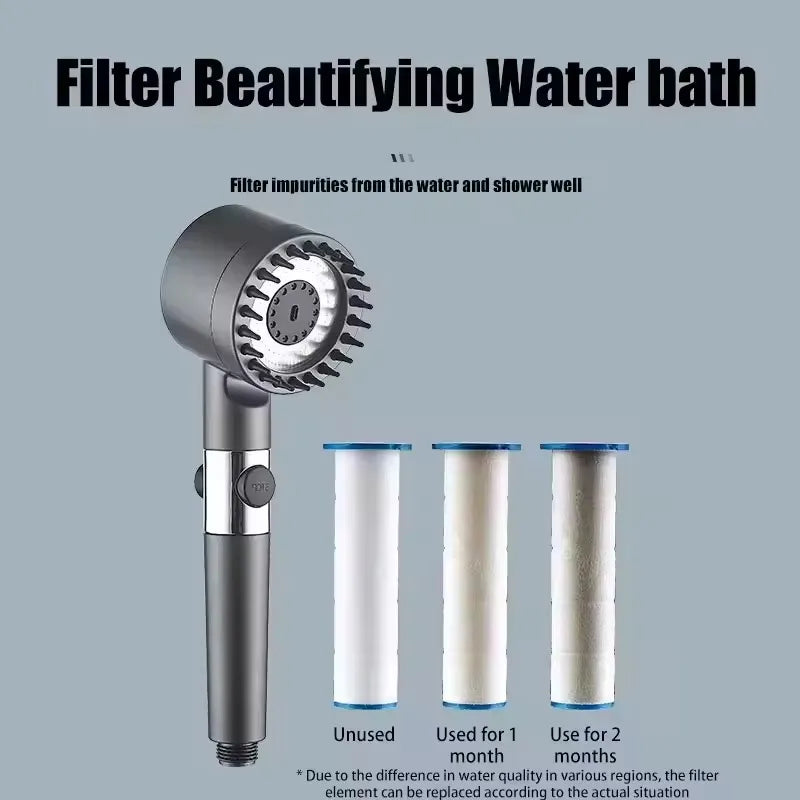 4-Mode Filter Shower Head