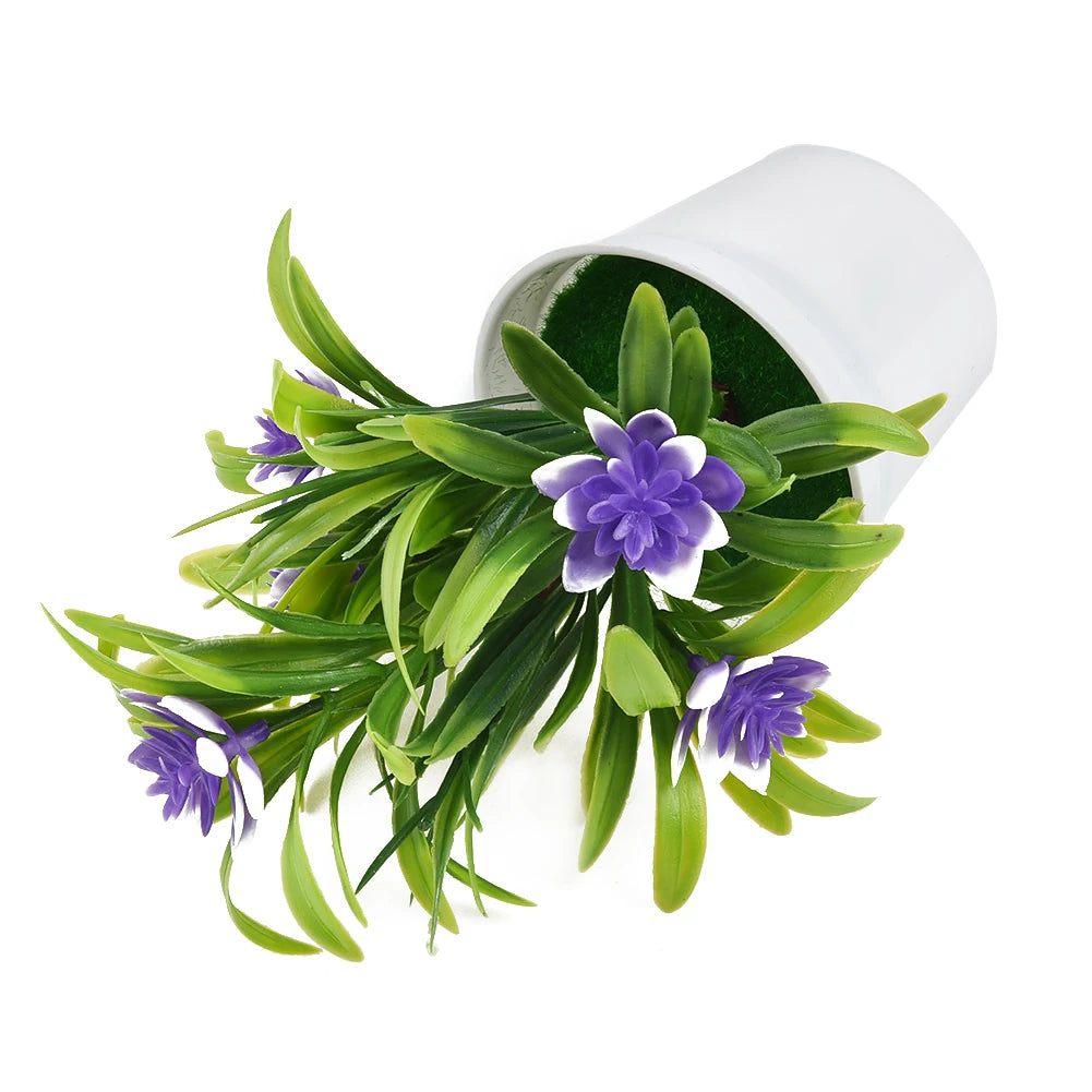 Mini Artificial Flower Pot