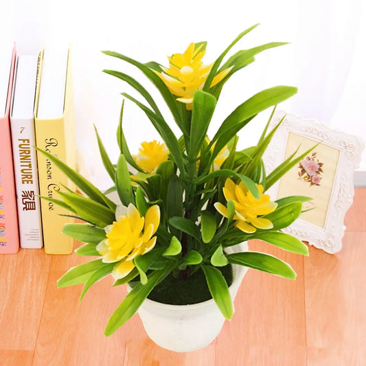 Mini Artificial Flower Pot