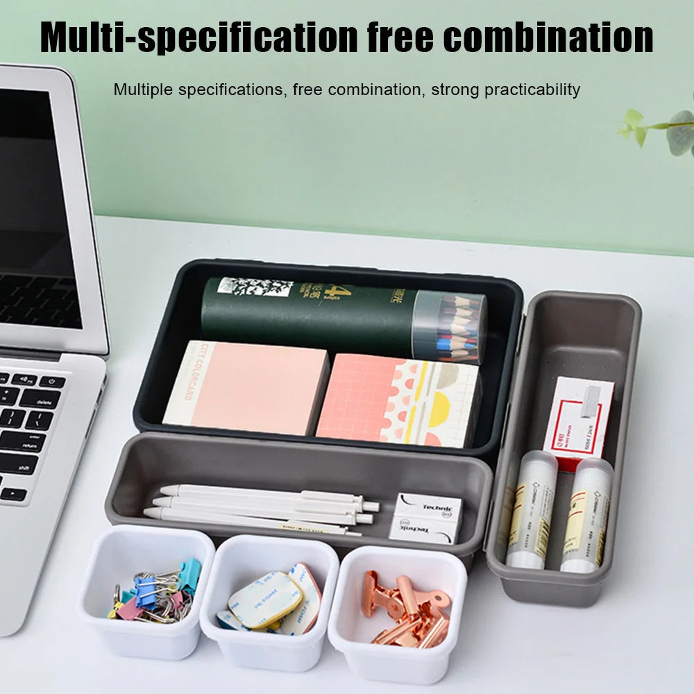 8-Piece Drawer Organizer Tray Set