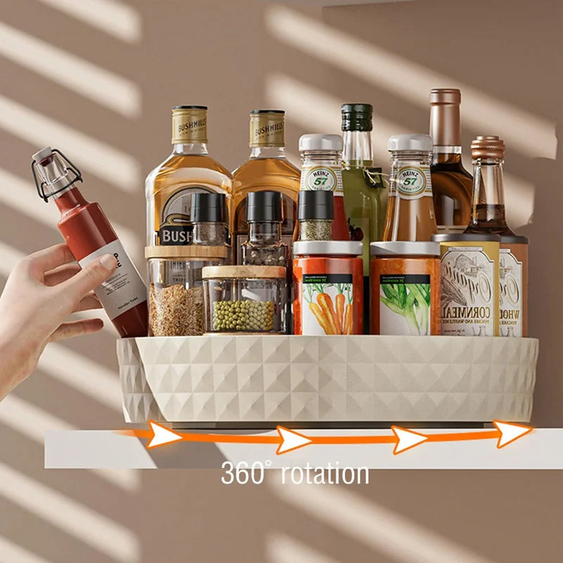 Rotating Spice Rack Organizer