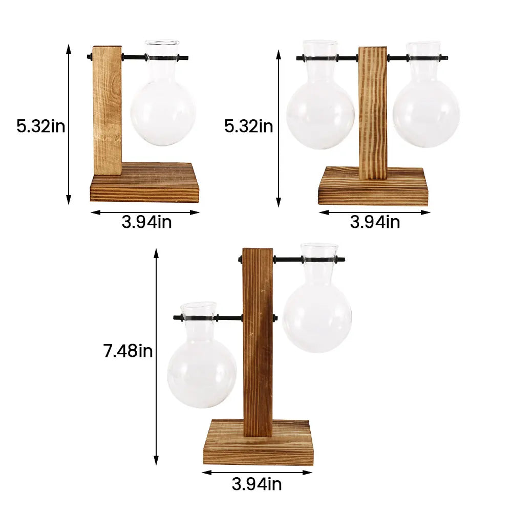 Glass Propagation Vase Stand