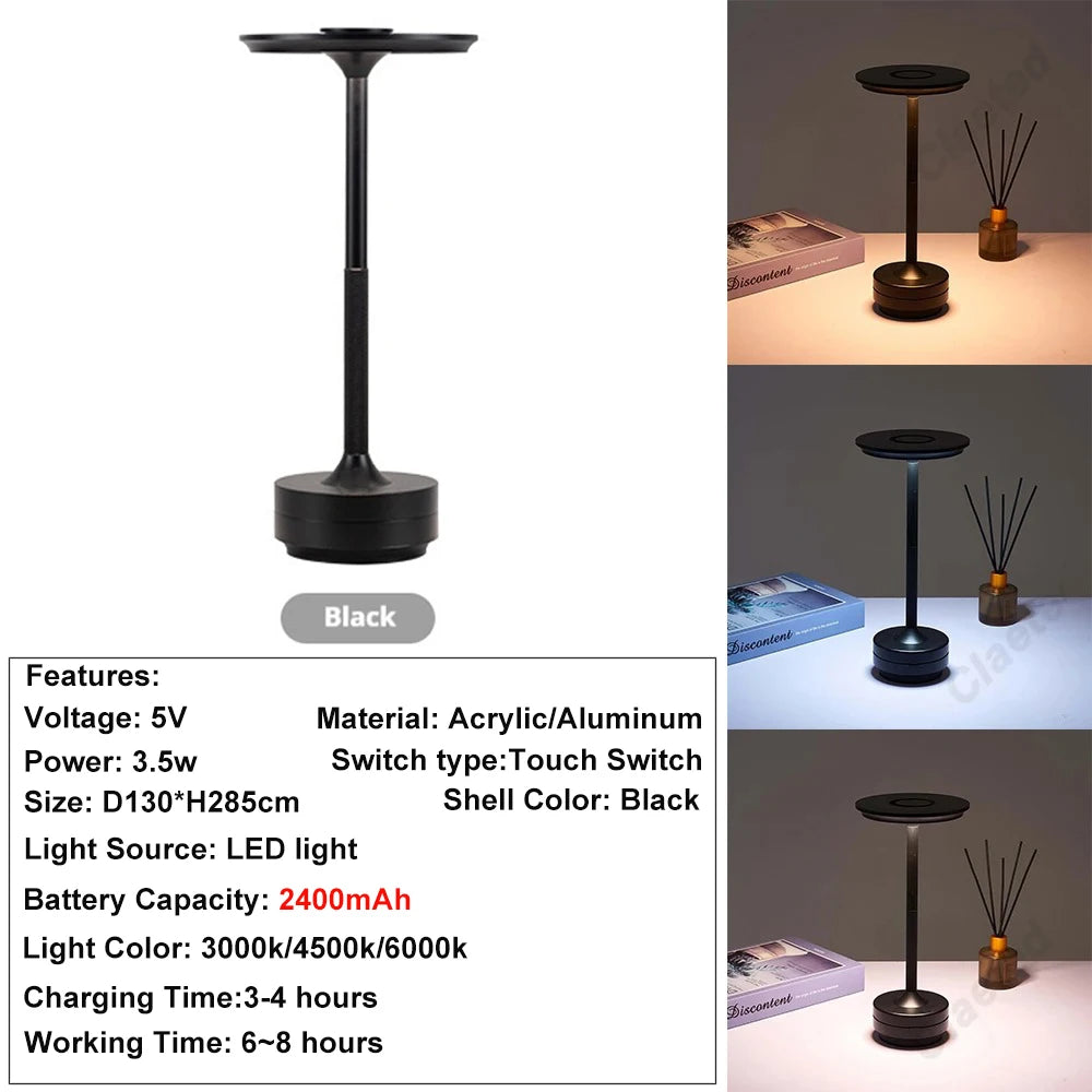 Wireless Touch Table Lamp