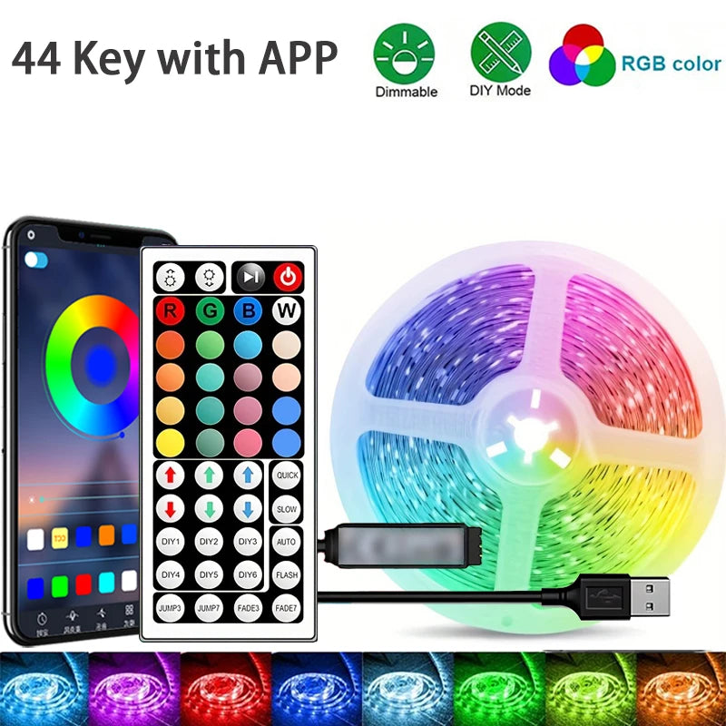 App-Controlled RGB LED Strip Lights