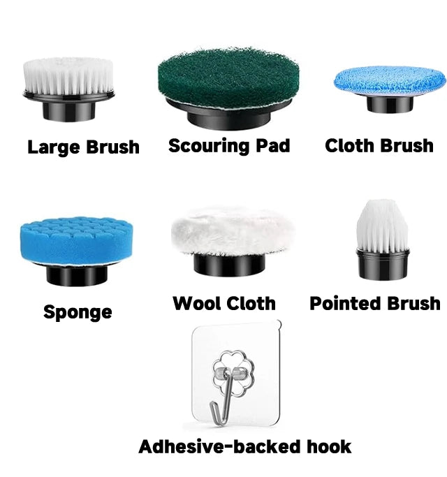 Cordless Electric Spin Scrubber