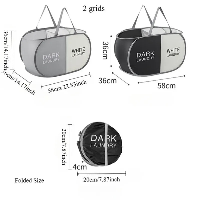 Foldable Laundry Sorting Basket