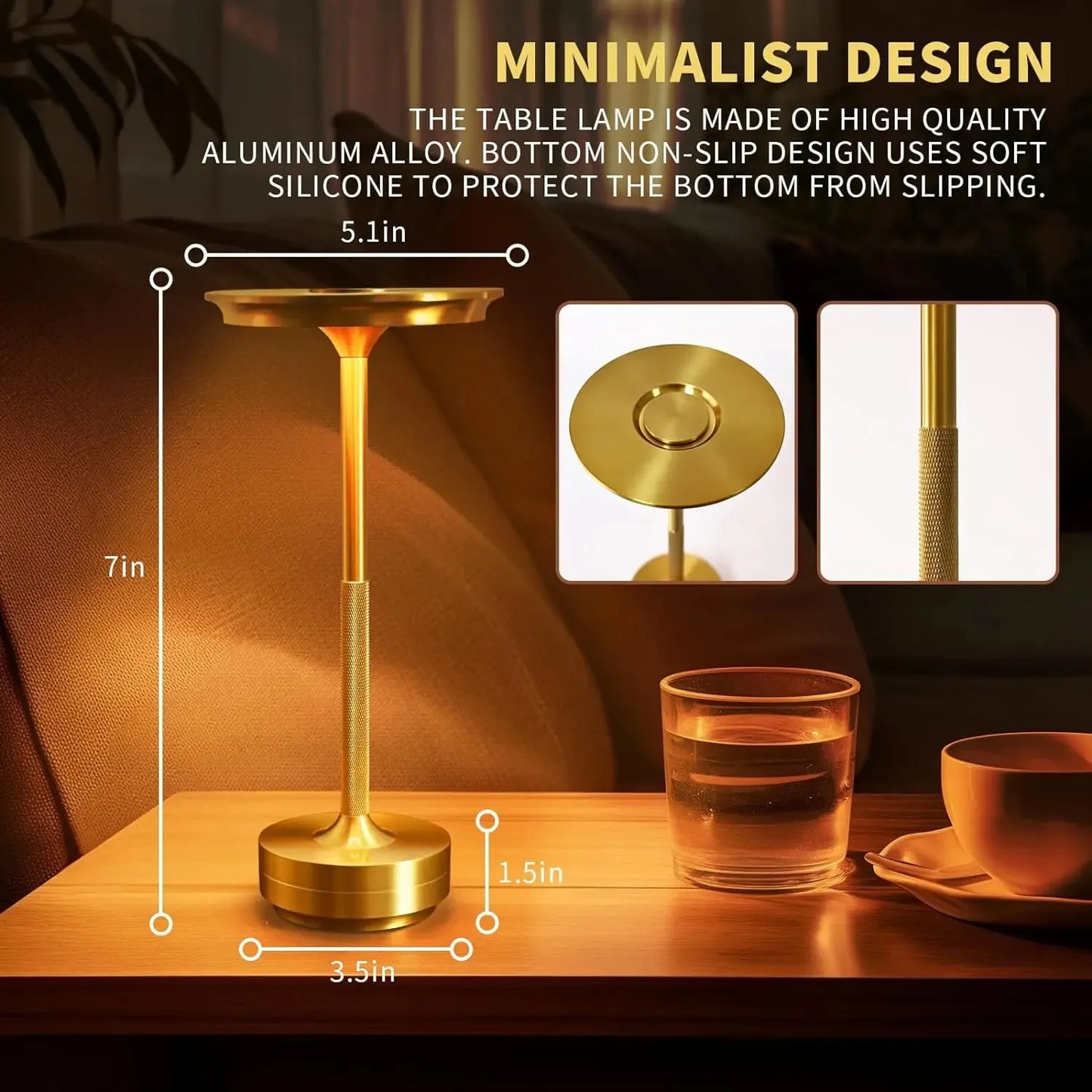 Wireless Touch Table Lamp