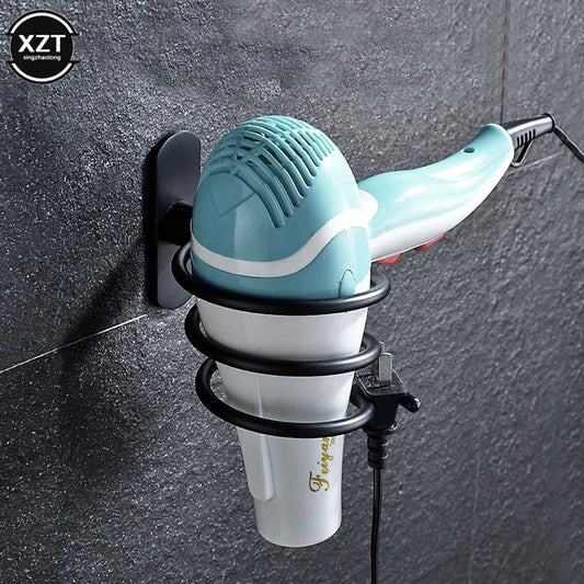Wall-Mounted Hair Dryer Holder