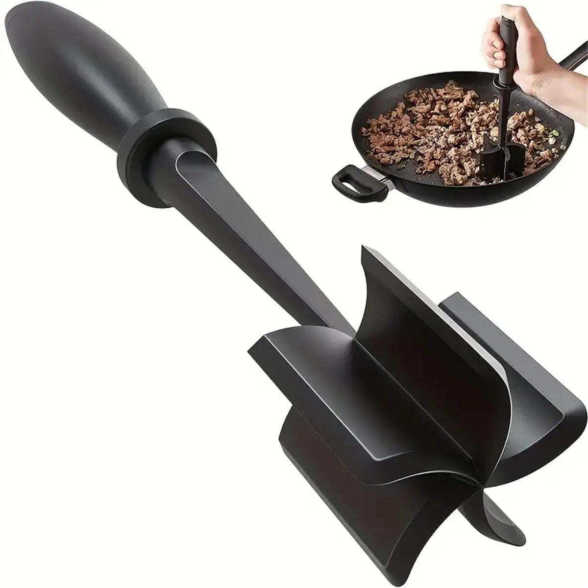 Heat-Resistant Meat Chopper & Masher