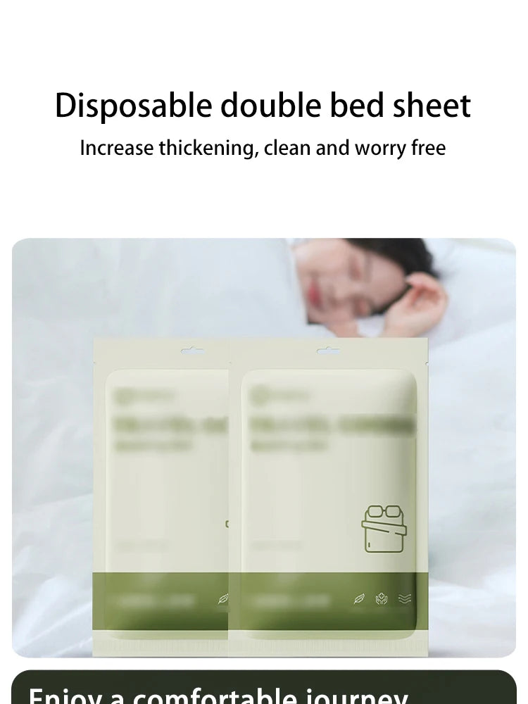Disposable Travel/Hotel Bed Sheet Set