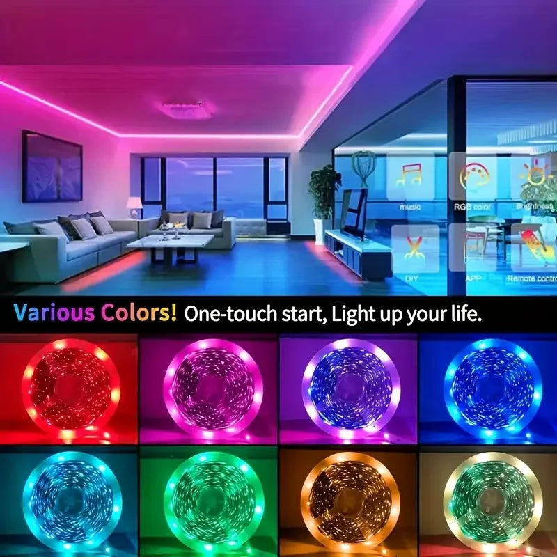 App-Controlled RGB LED Strip Lights