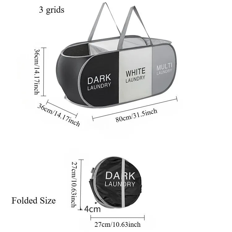 Foldable Laundry Sorting Basket