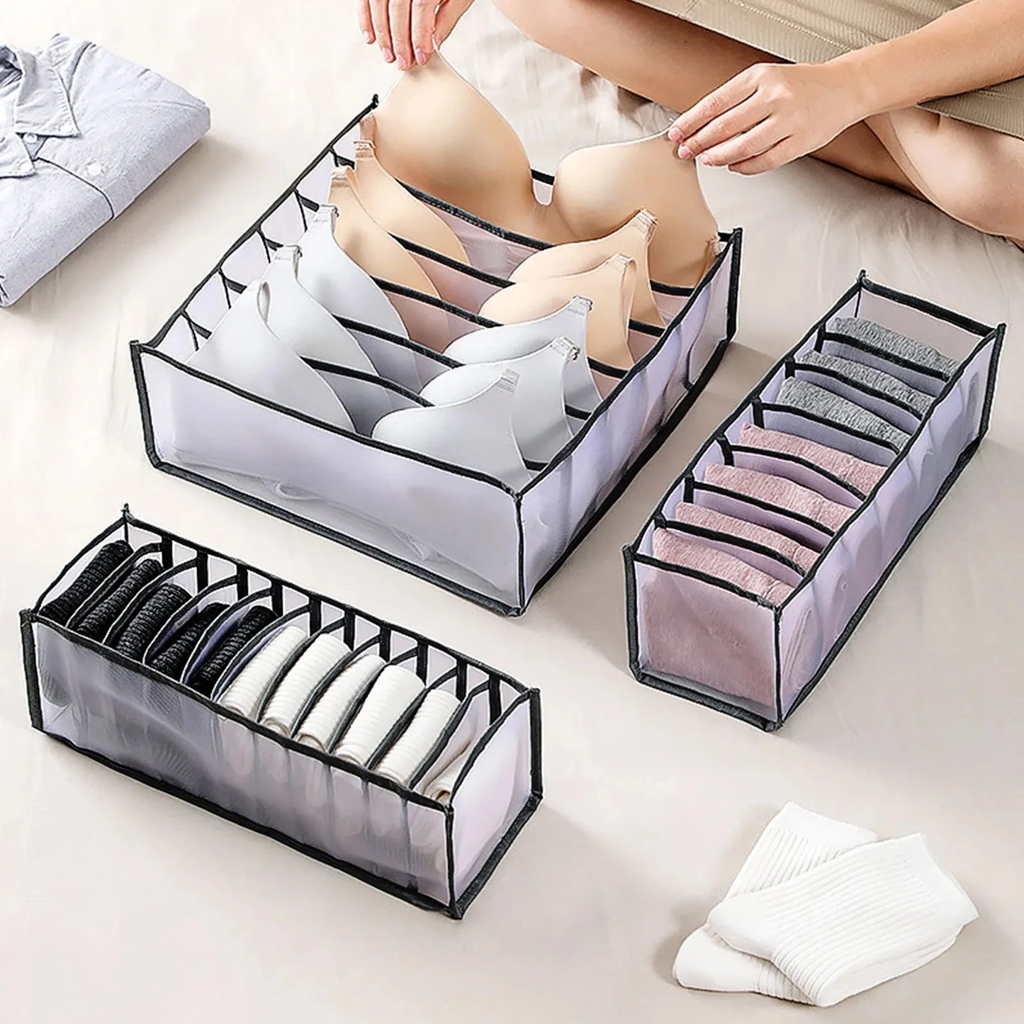 Foldable Clothing Drawer Organizer