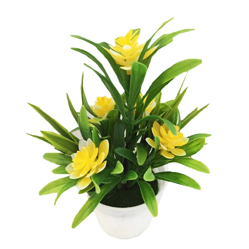 Mini Artificial Flower Pot