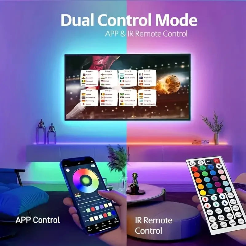 App-Controlled RGB LED Strip Lights