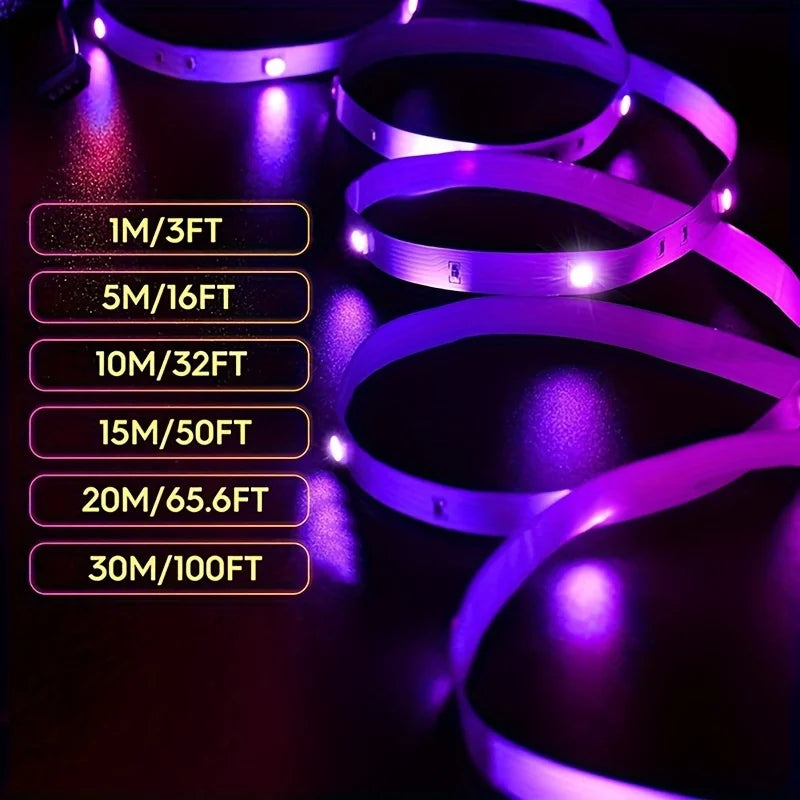 App-Controlled RGB LED Strip Lights