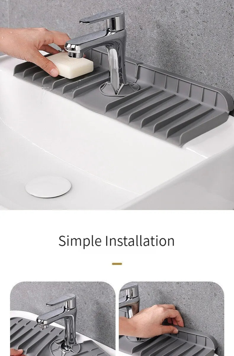 Silicone Faucet Splash Mat