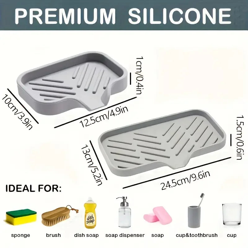 Silicone Sponge Holder Tray