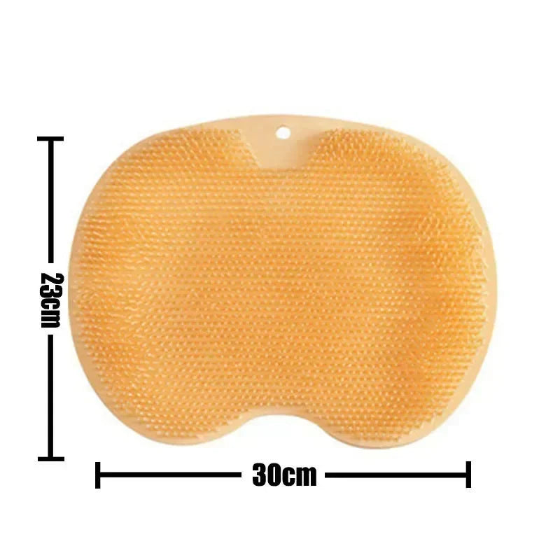 Silicone Rub Scrubber Shower Brush