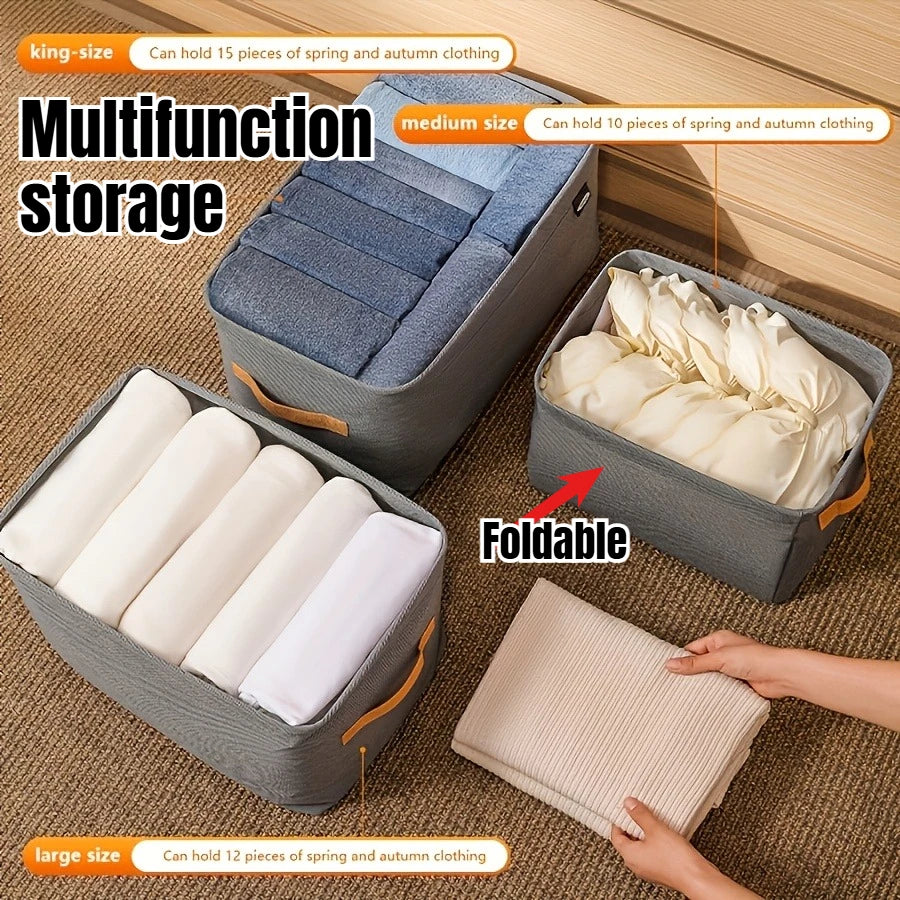 Foldable Closet Organizer Boxes