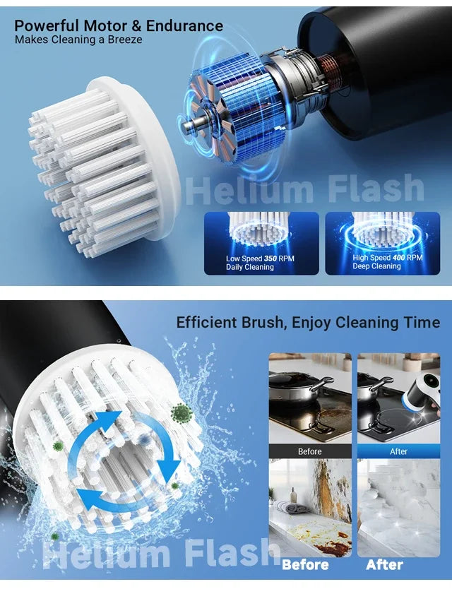 Cordless Electric Spin Scrubber