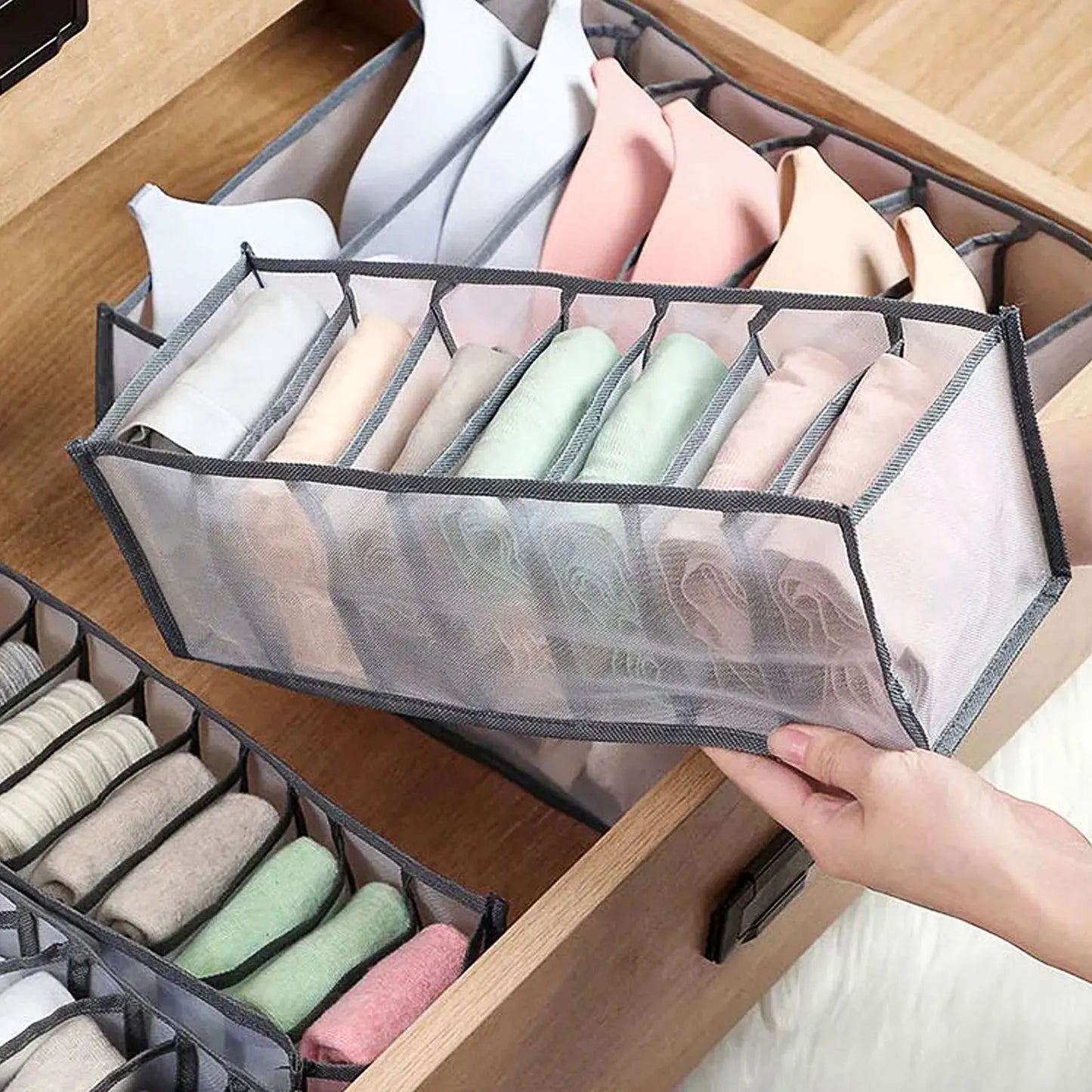 Foldable Clothing Drawer Organizer