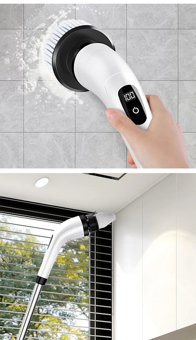 Cordless Electric Spin Scrubber