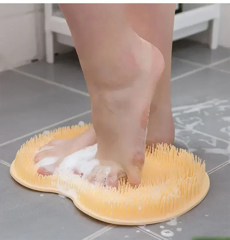 Silicone Rub Scrubber Shower Brush