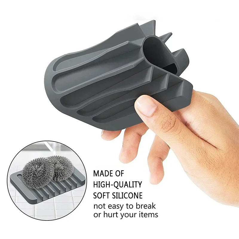 Self-Draining Silicone Soap Dish