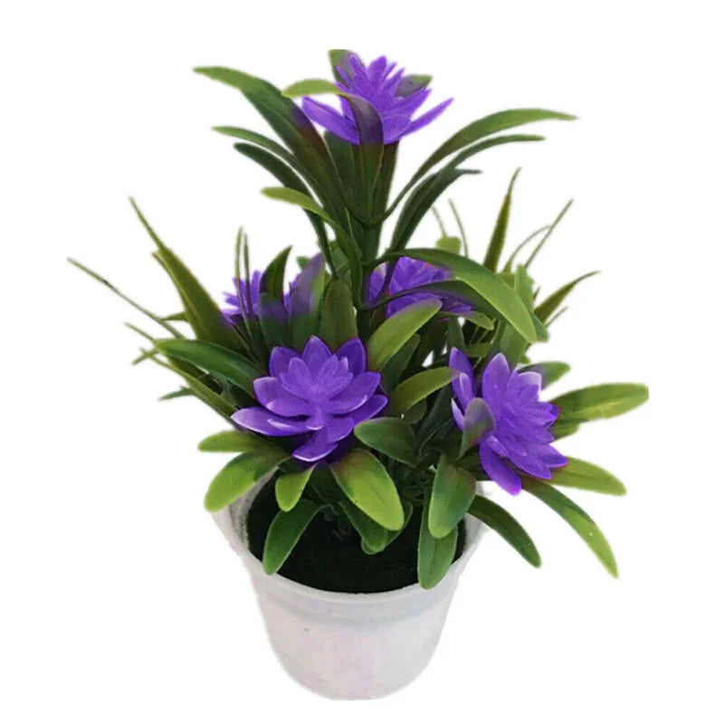 Mini Artificial Flower Pot