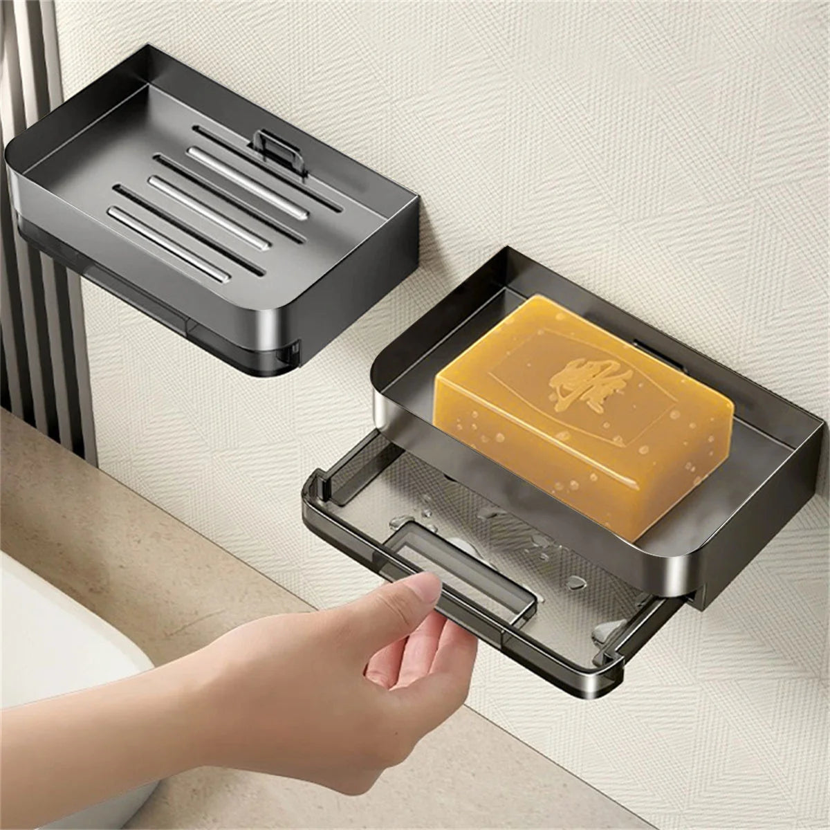Self-Draining Soap Holder