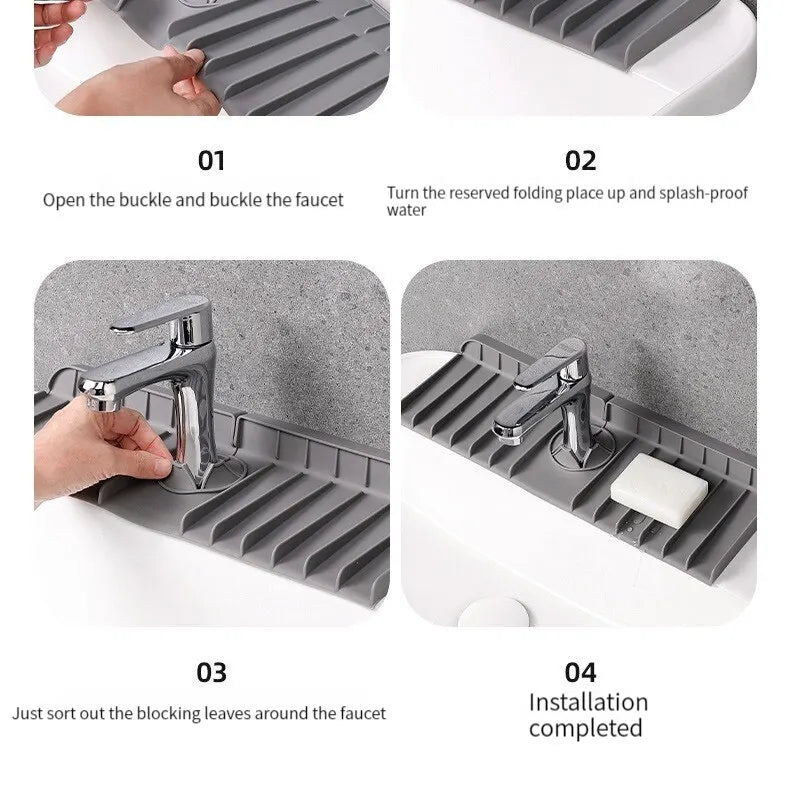 Silicone Faucet Splash Mat