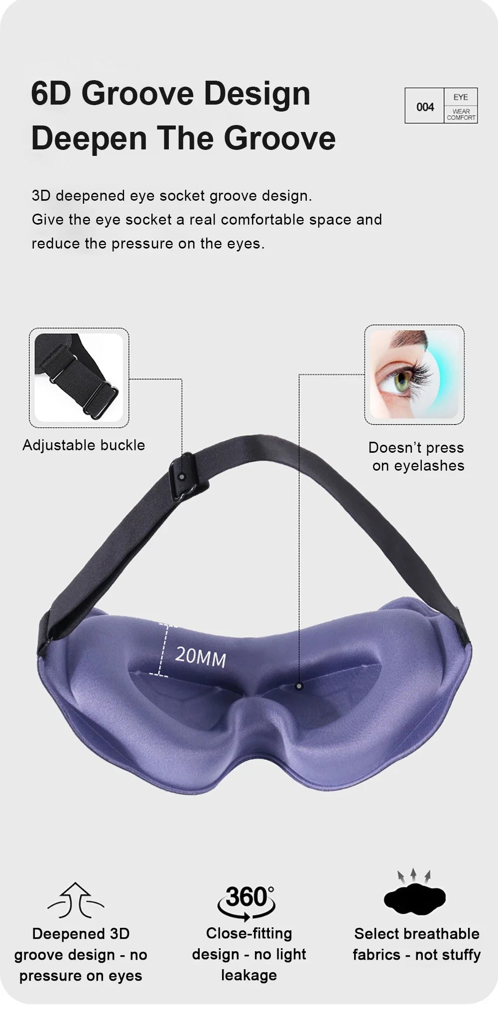 Soft 3D Sleep Eye Mask